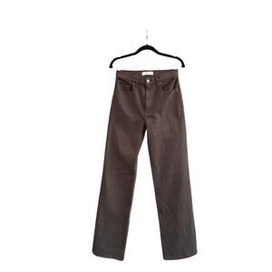Abercrombie & Fitch The '90s Relaxed High Rise Jean in Brown